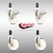 Service Caster 4 Inch 316SS Nylon Swivel 1-3/8 Inch Expanding Stem Caster Lock Brake SCC, 2PK SCC-SS316TTLEX20S414-NYS-2-S-2-138 - alternate 2
